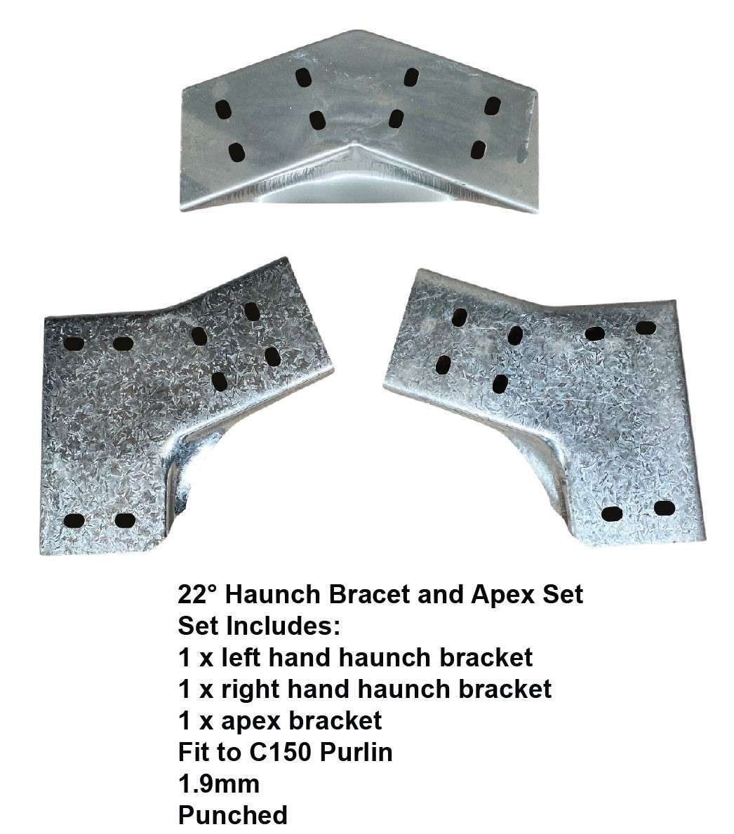 22 Degree C150 Bracket