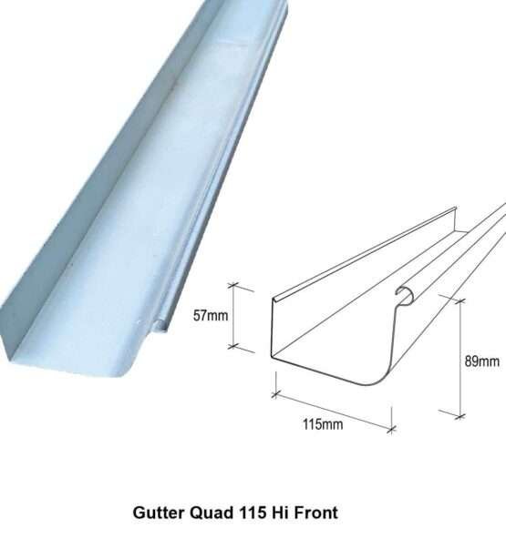 Hi Quad Gutter 115